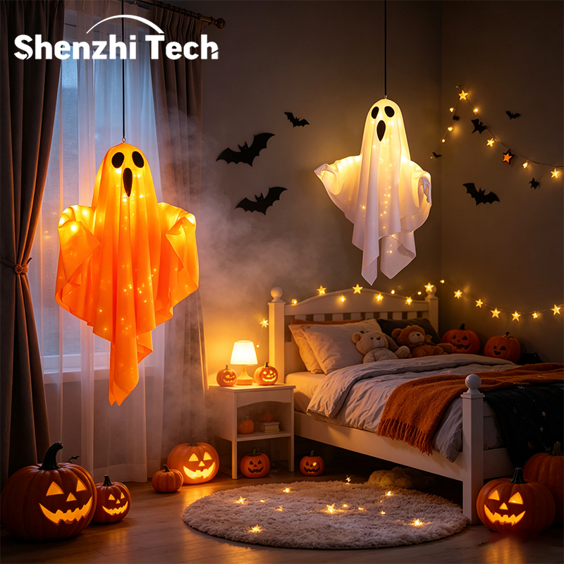 Lighting Decor Bedroom - Lámpara de fantasma con luces LED
