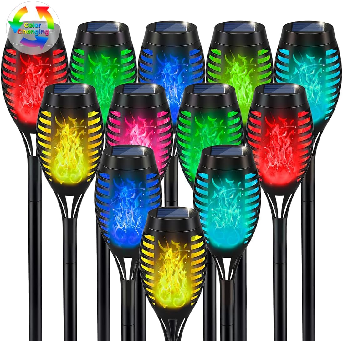 Lighting Christmas Decor - Luces solares navideñas para decoración exterior,