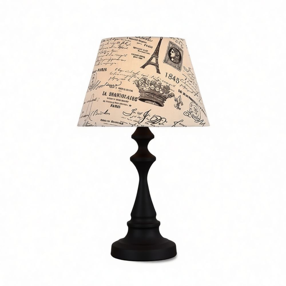 Lámpara de mesa de estilo retr - Lighting Decor Bedroom reseña y precio