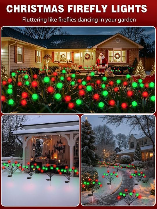 Luces solares con forma de luc - Lighting Christmas Decor reseña y precio