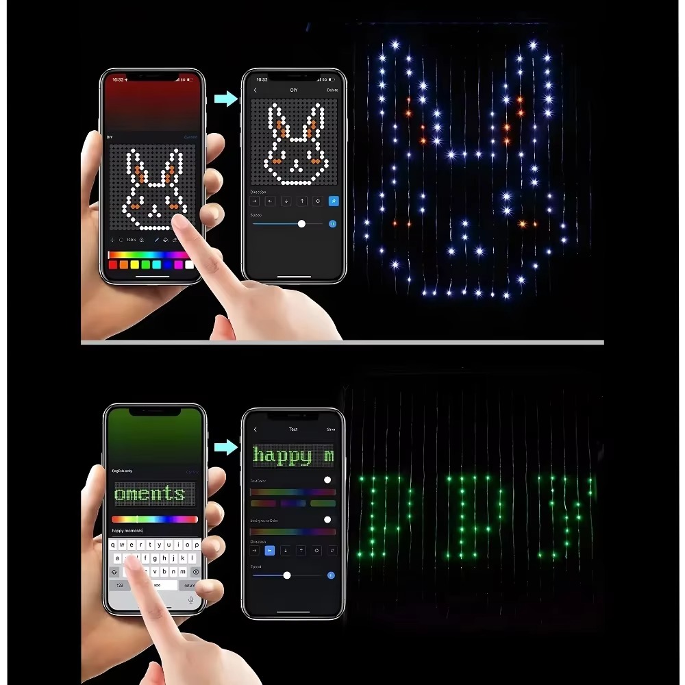 Juego de luces navideñas de di - Lighting Christmas Decor reseña y precio