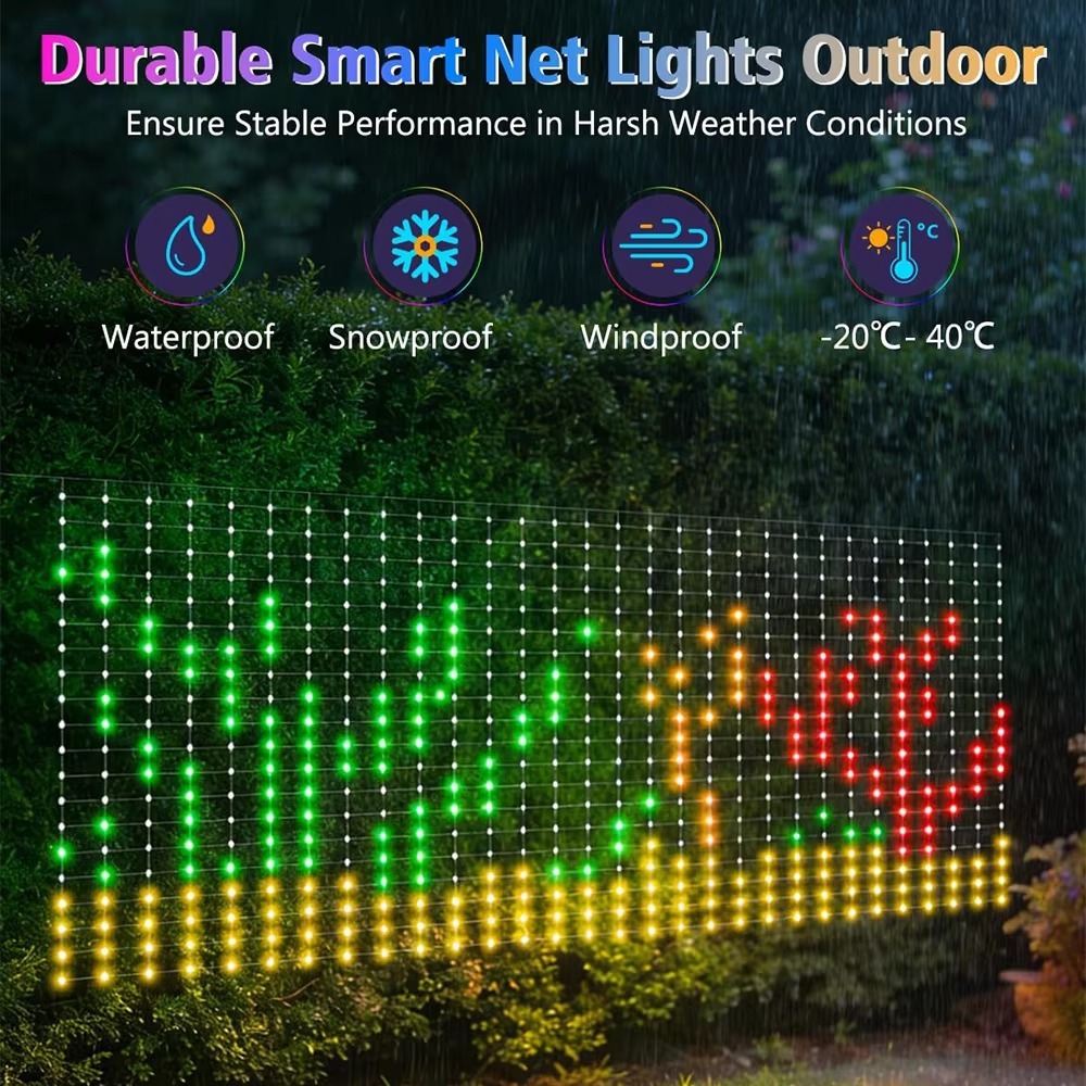Juego de luces navideñas de di - Lighting Christmas Decor reseña y precio