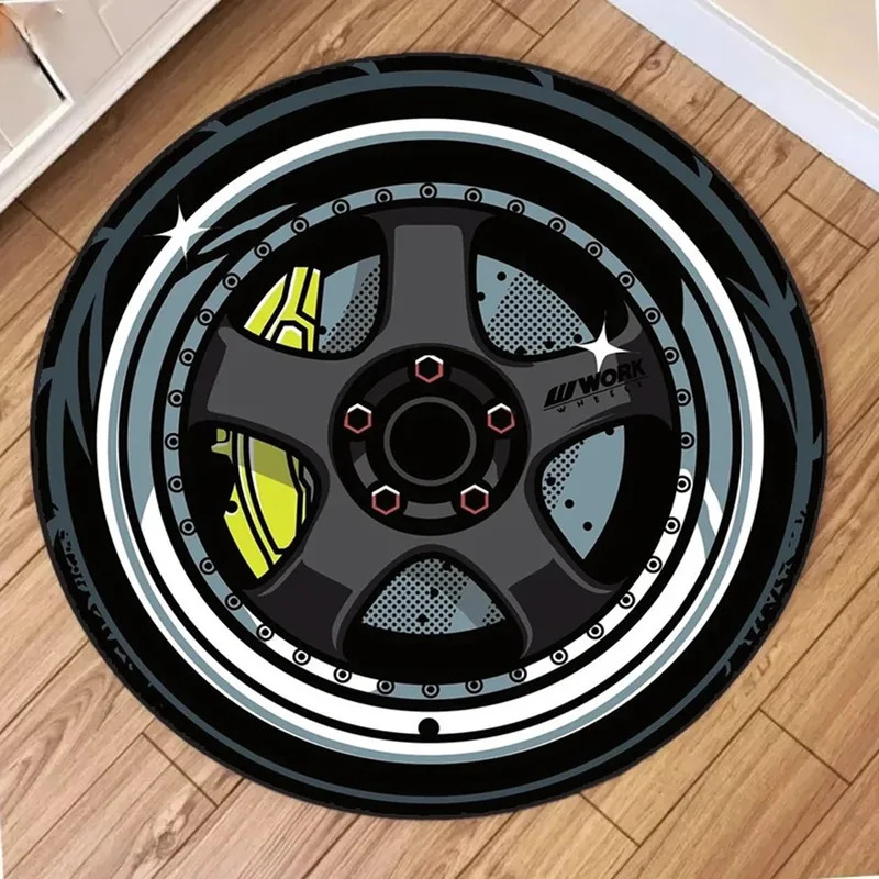 Alfombra Redonda VIKAMA para C - Lighting Mcqueen Bedroom Decor reseña y precio