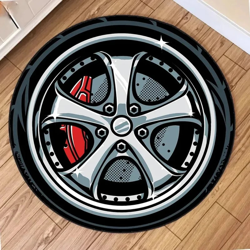 Alfombra Redonda VIKAMA para C - Lighting Mcqueen Bedroom Decor reseña y precio