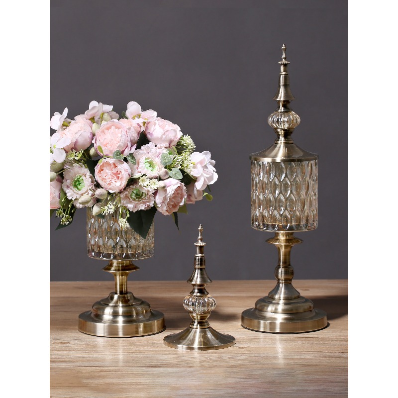 Jarrón decorativo de cristal d - Decor Lighting Cy reseña y precio