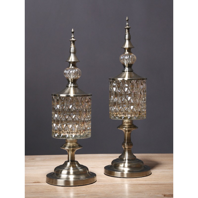 Jarrón decorativo de cristal d - Decor Lighting Cy reseña y precio
