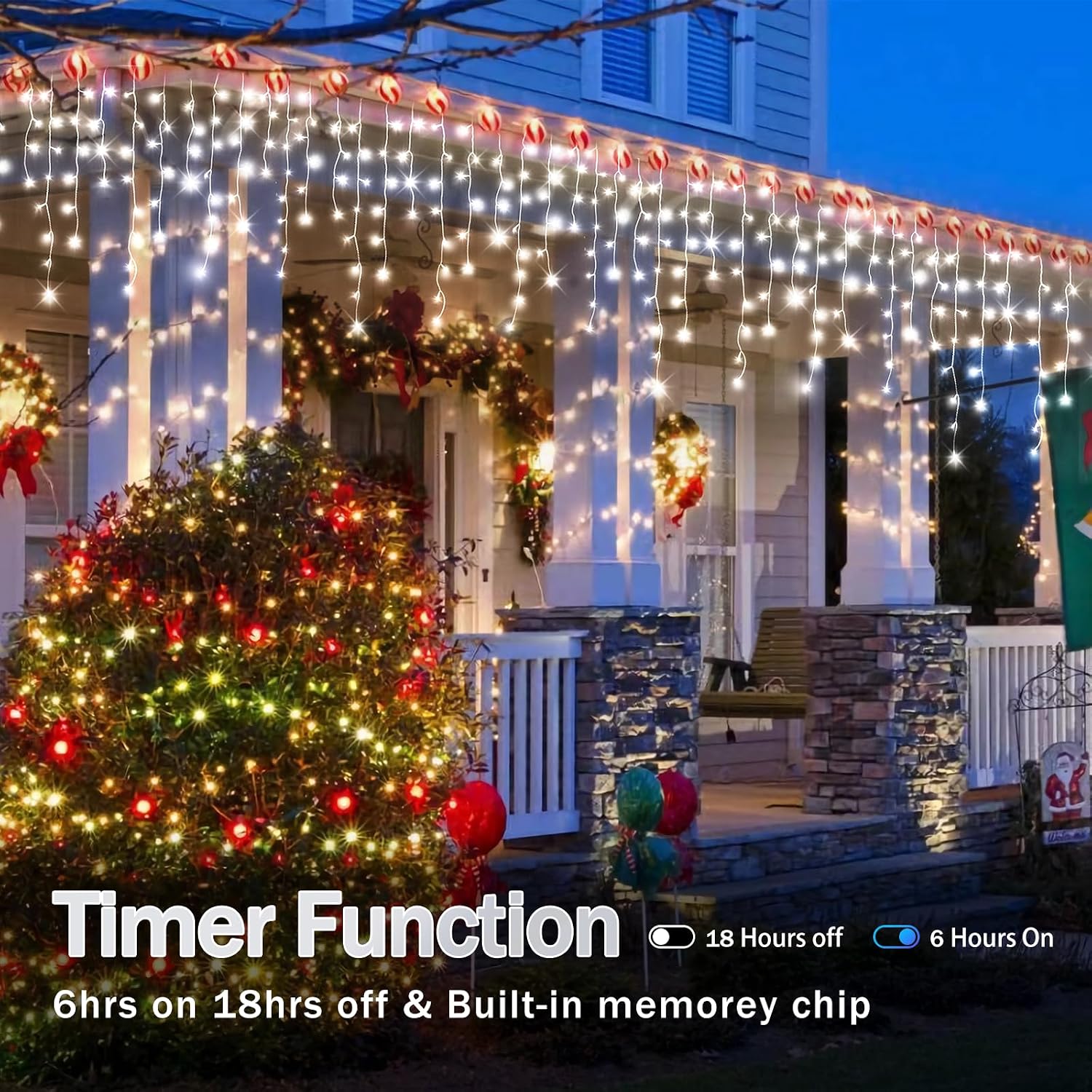 Guirnalda de luces navideñas p - Lighting Christmas Decor reseña y precio