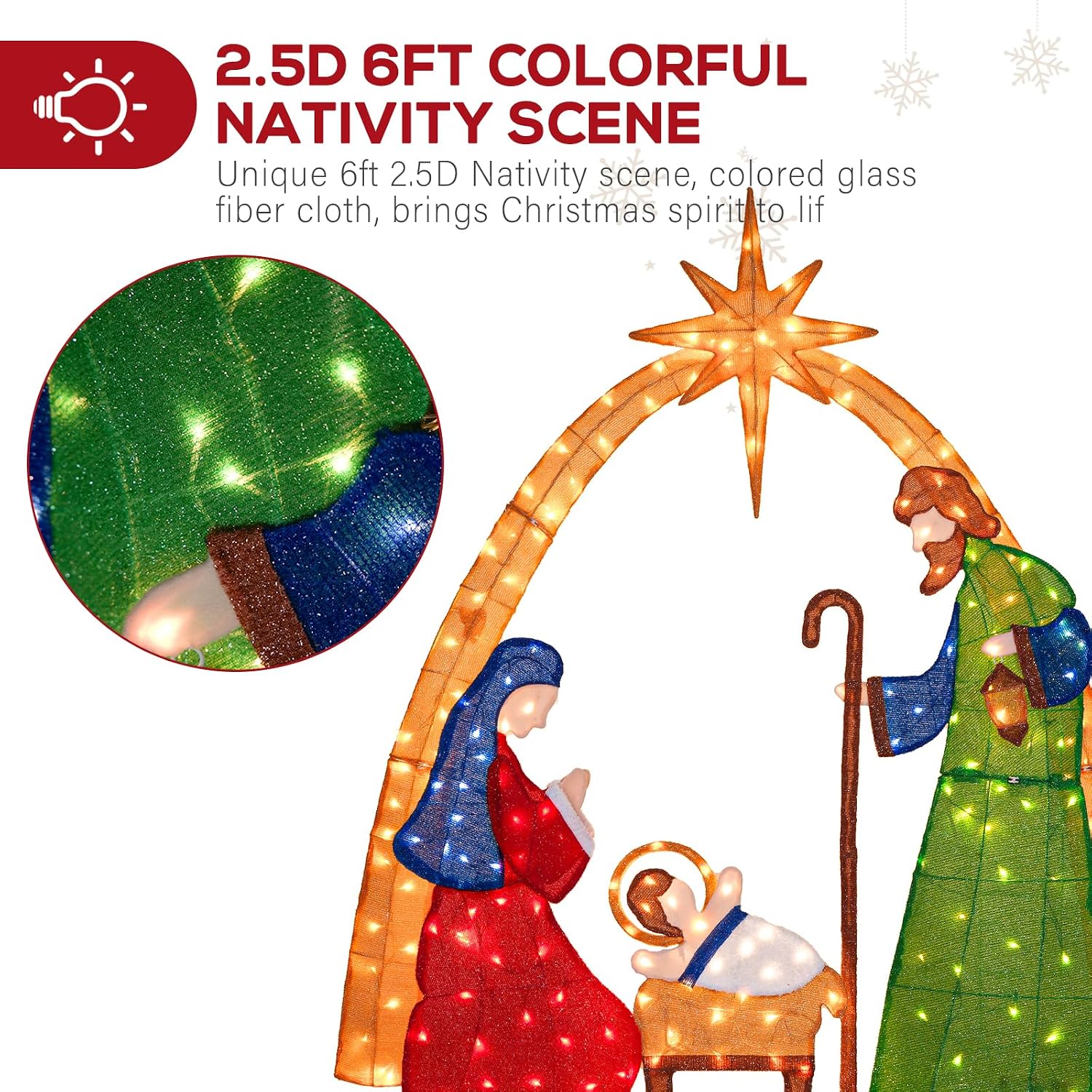 Decoración navideña para el ja - Lighting Christmas Decor reseña y precio