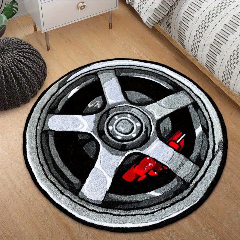 Alfombra Redonda con Diseño de - Lighting Mcqueen Bedroom Decor reseña y precio