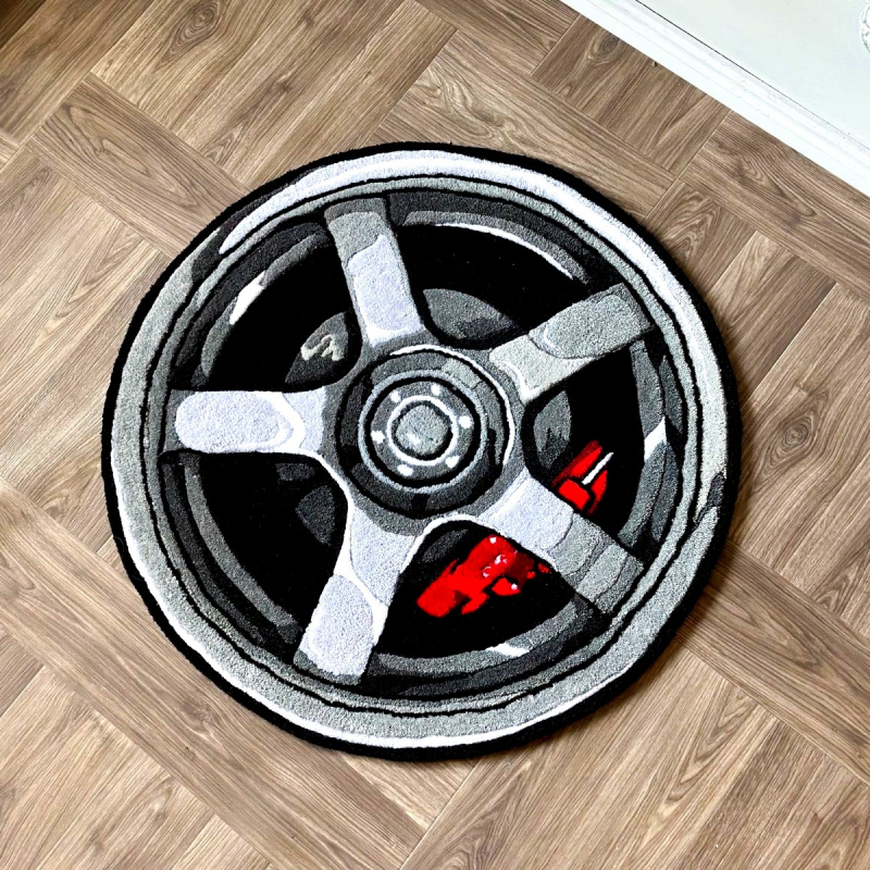 Alfombra Redonda con Diseño de - Lighting Mcqueen Bedroom Decor reseña y precio