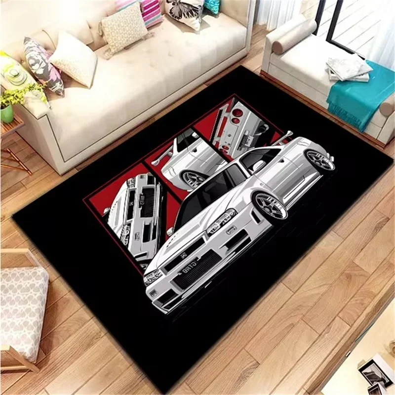 Alfombra clásica con estampado - Lighting Mcqueen Bedroom Decor reseña y precio