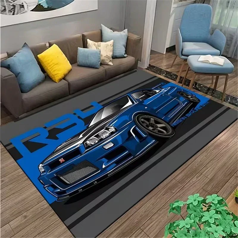 Alfombra clásica con estampado - Lighting Mcqueen Bedroom Decor reseña y precio