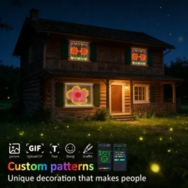 Luces LED para Cortinas Contro - Lighting Christmas Decor reseña y precio