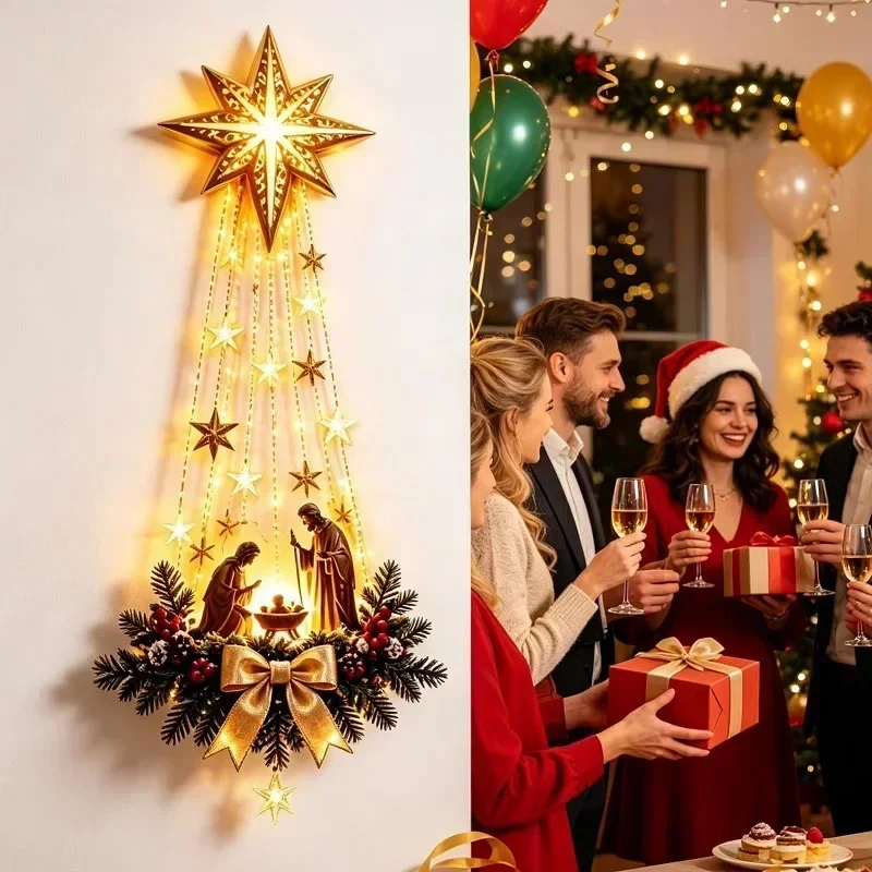 Estrella de la Fe de Belén Nav - Lighting Decoration Ideas reseña y precio