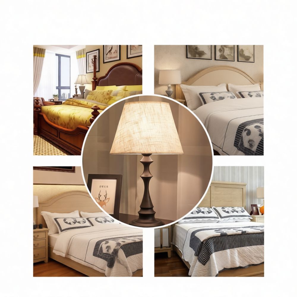 Lámpara de mesa decorativa, es - Lighting Decor Bedroom reseña y precio