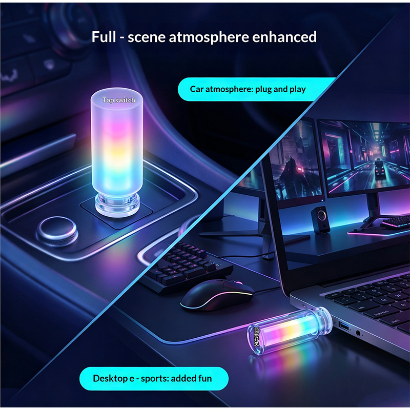 Lámpara de ambiente RGB con lu - Lighting Mcqueen Bedroom Decor reseña y precio
