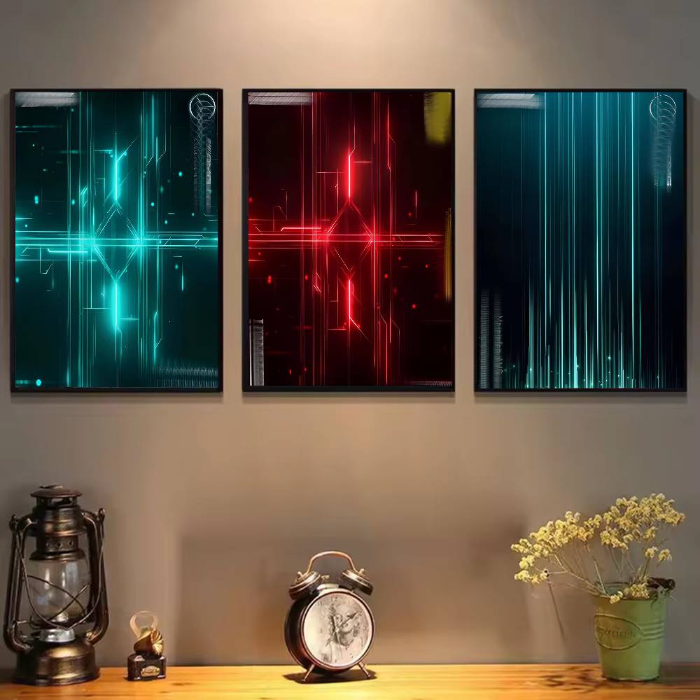 Póster degradado de la serie d - Lighting Mcqueen Bedroom Decor reseña y precio